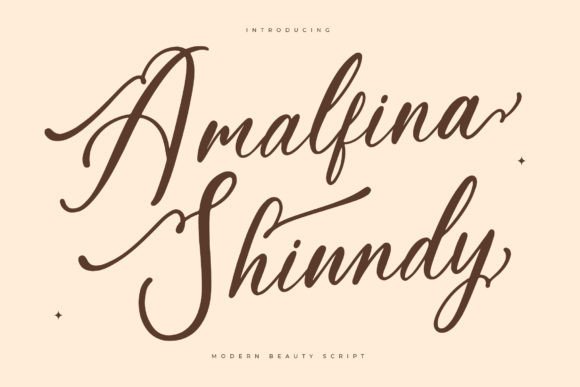 Amalfina Shinndy Font: A Luxury Script for Branding