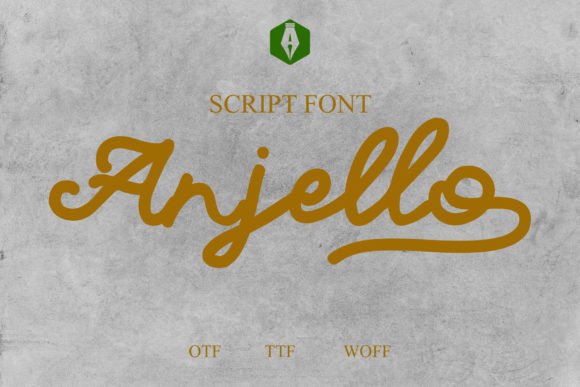 Anjello Font: Adding Whimsy to Digital Layouts