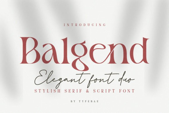 Balgend: A Sophisticated Serif Font for Modern Business Branding