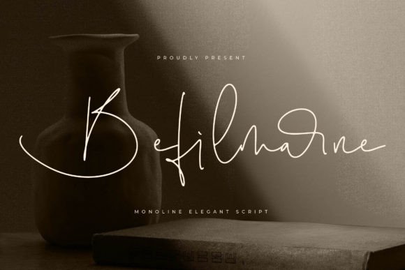 Befilmarne Font: Elegant Script for Handmade Labels