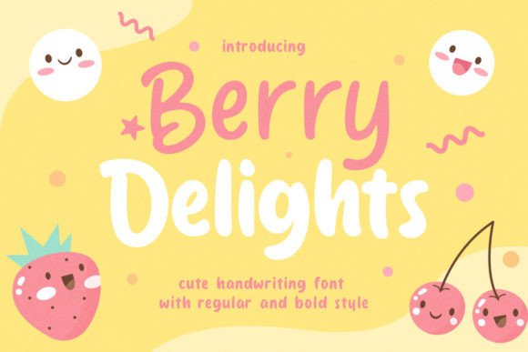 Berry Delight Font: Editorial Charm for Modern Layouts