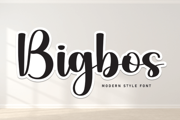 Bigbos Font: Elevating Web Design with Elegant Scripts