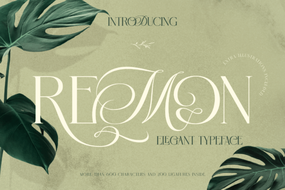 Elegant Serif Meets Script: Remon Font in Real Campaign Design