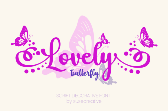 Enhance Your Brand with the Lovely Butterfly Script Font