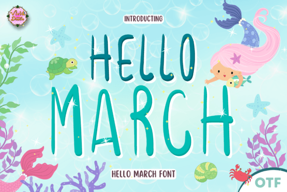 Hello March Font: Adding Summer Warmth to Editorial Design