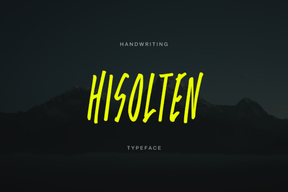 Hisolten Font: Elevating Small Business Branding