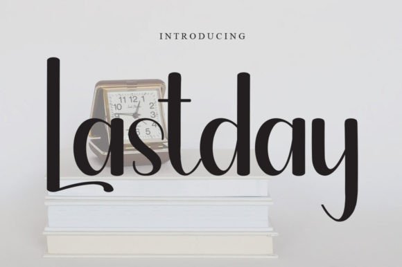 Lastday Font: A Gentle Script Typeface for Web Design