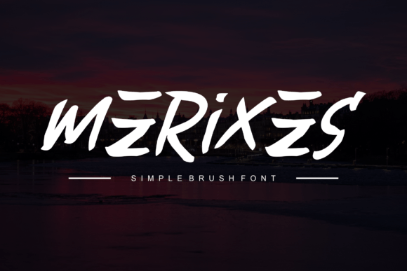 Merixes Font: Bold Handwritten Style for Campaigns