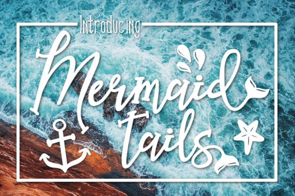 Mermaid Tails Font: Elevating Web Design with Oceanic Elegance