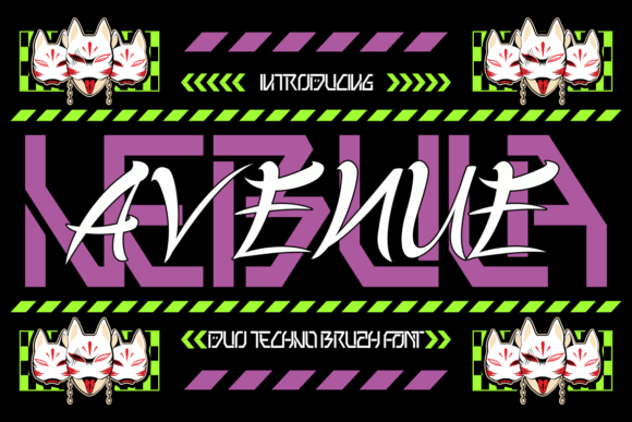 Nebula Avenue: A Display Font That Elevates Campaign Visuals with Futuristic Flair