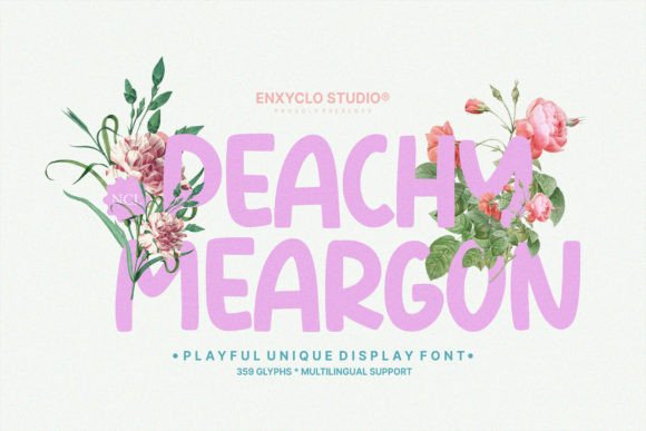Peachy Meargon: A Playful Handwritten Font for Makers and Creative Sellers