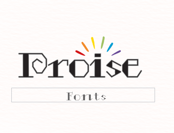 Proise Font: Whimsical Display Typography for Web Design