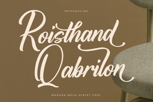 Roisthand Qabrilon Font for Luxury Craft Projects