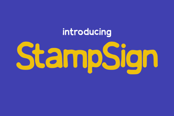 Stampsign Font: Cute Handwritten Type for Crafts