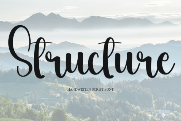 Structure Font Review: Modern Handwritten Type for Branding