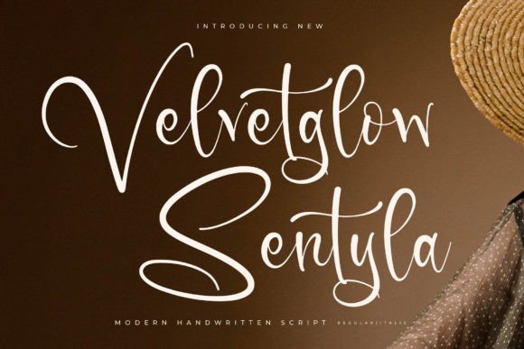 Velvetglow Sentyla Font for Editorial Design
